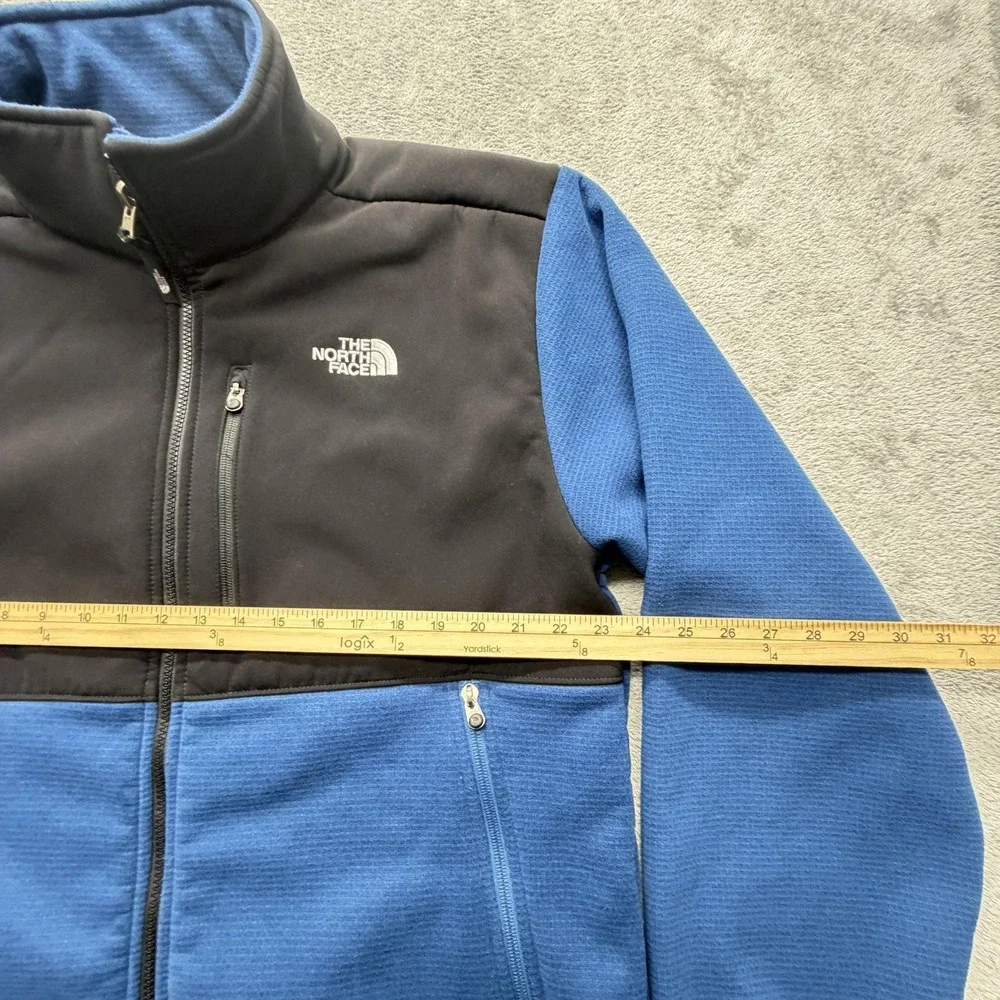 The North Face Jacket Mens XL Blue Quilted Full Zip Soft Shell Pockets‎